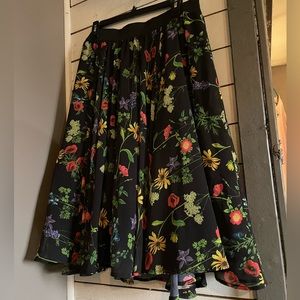 Torrid Floral Midi Skirt